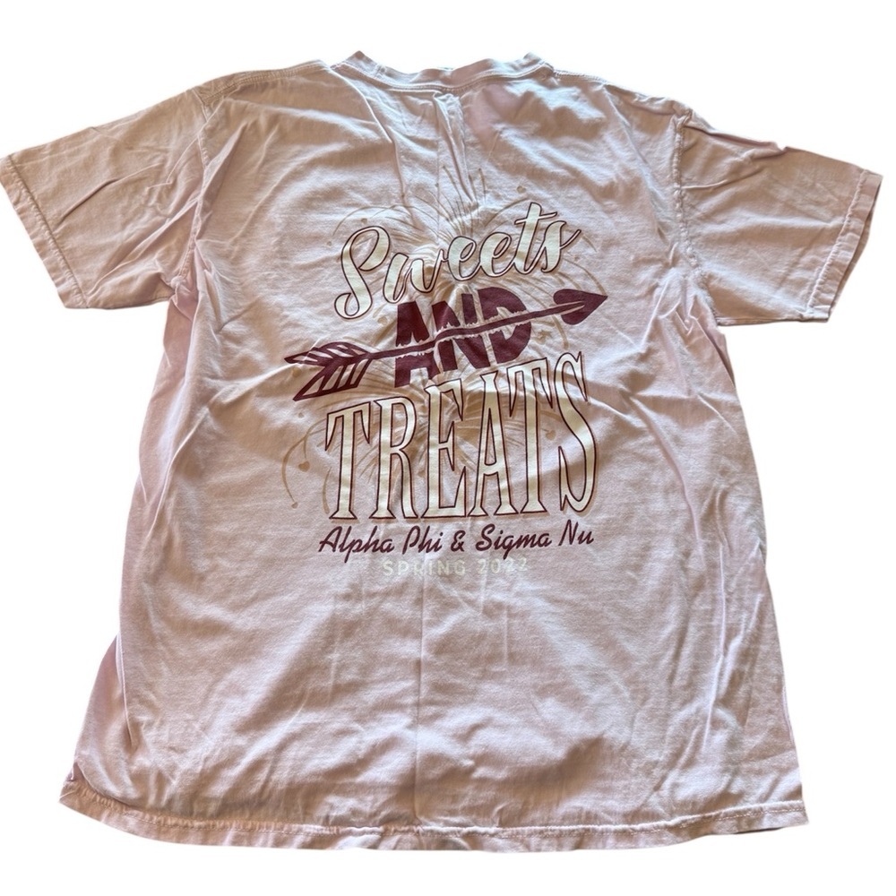 Alpha Phi & Sigma Nu Sweets & Treats Short Sleeve T-Shirt L
